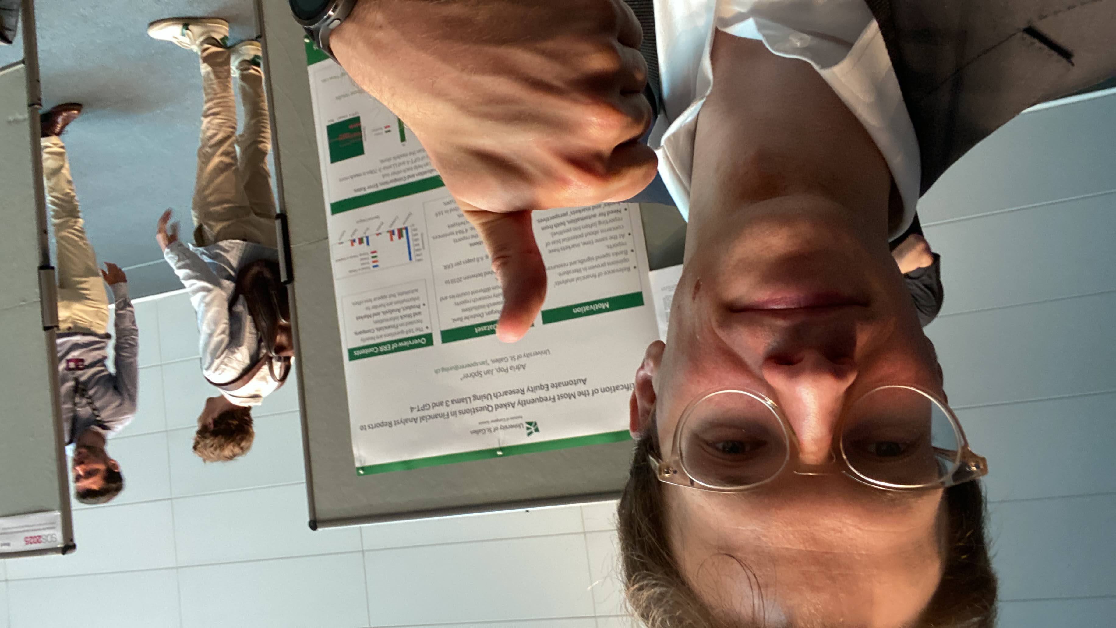 Our Ph.D. candidate Jan Spörer presented the paper.